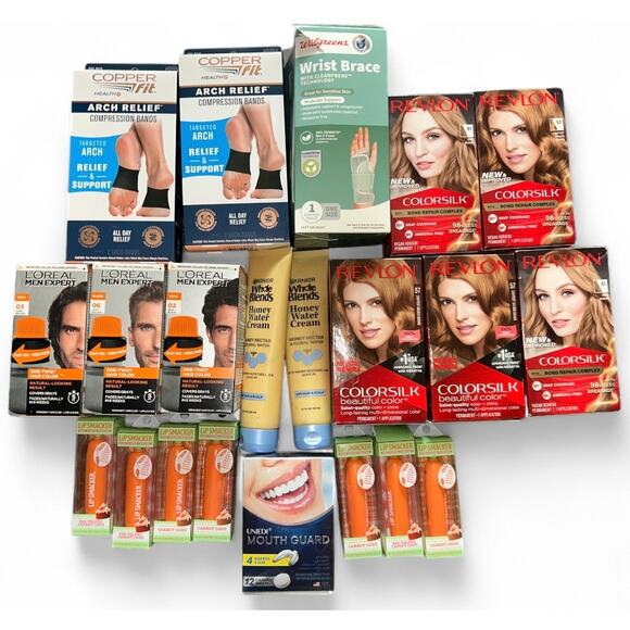Hair & Health Junk Drawer Reseller Lot Copper Fit, Revlon, L'Oreal & More - Picture 1 of 5